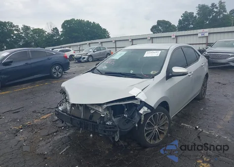 2016 Toyota Corolla S Plus from USA, damaged, VIN 2T1BURHE0GC703762